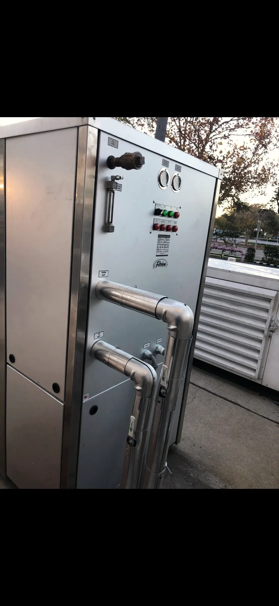Commercial HVAC controls, gauges, and indicator lights