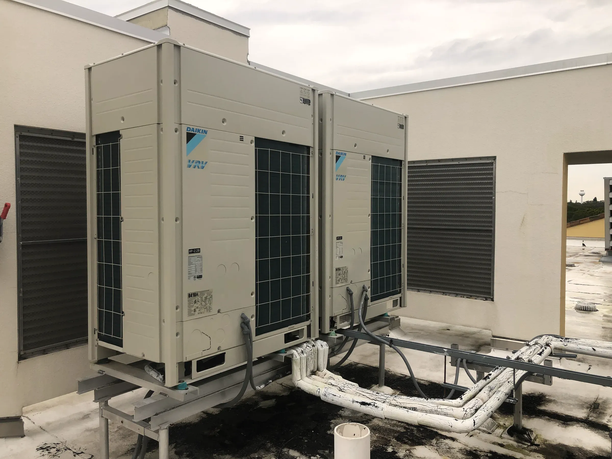 A Legacy-installed multi-zone commercial rooftop HVAC system